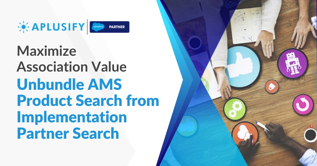 Maximize Association Value- Unbundle Implementation Partner Search from AMS Product Search